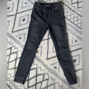 Free people black wash jeans